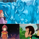 Clockwise from top: Mary And The Witch’s Flower (Image: GKIDS); The Castle Of Cagliostro (Screenshot: Netflix); Grave Of The Fireflies (Screenshot: Hulu)